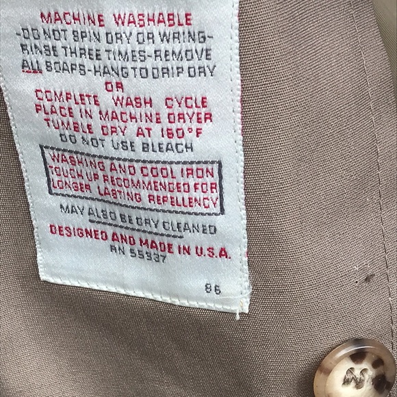 Botany rain jacket w/ lining 42R - Picture 4 of 7